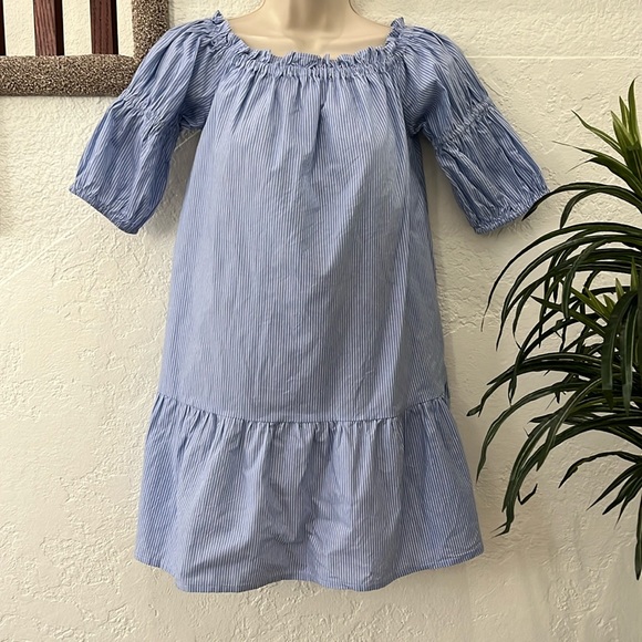 INFLUENCE Women’s Striped 100% Cotton Dress UK Size 8 = US 4 EUC - Picture 1 of 15